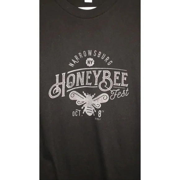 Oct 8, 2016 Narrowsburg NY Honey bee festival long sleeve  t-shirt size S - Picture 6 of 7